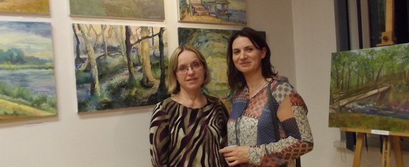 Wernisaż wystawy poplenerowej Klubu Plastyka