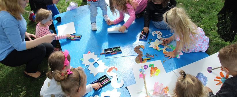 Temper Kultura: Animacje plastyczne na trawie