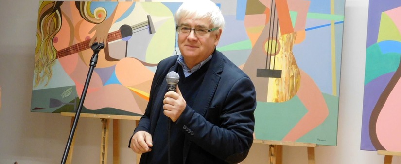 Wernisaż wystawy malarstwa Jana Pływacza 