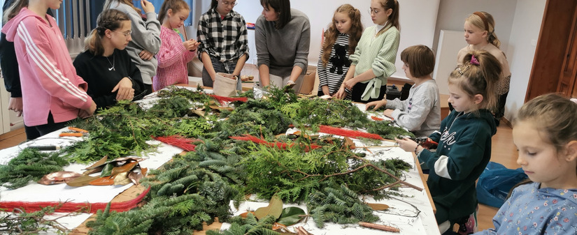 Jesienne warsztaty wiankowe dla dzieci