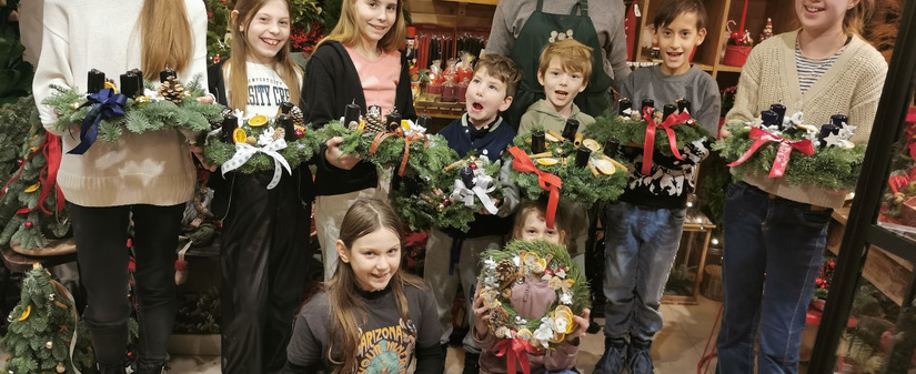 Stroiki na wigilijny stół - warsztaty dla dzieci