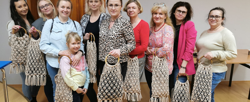 Torebka z makramy - warsztaty dla kobiet