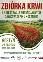 Zbiórka krwi i rejestracja potencjalnych dawców szpiku kostnego