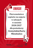 Zasady zapisów na nowy sezon w sekcjach GOK